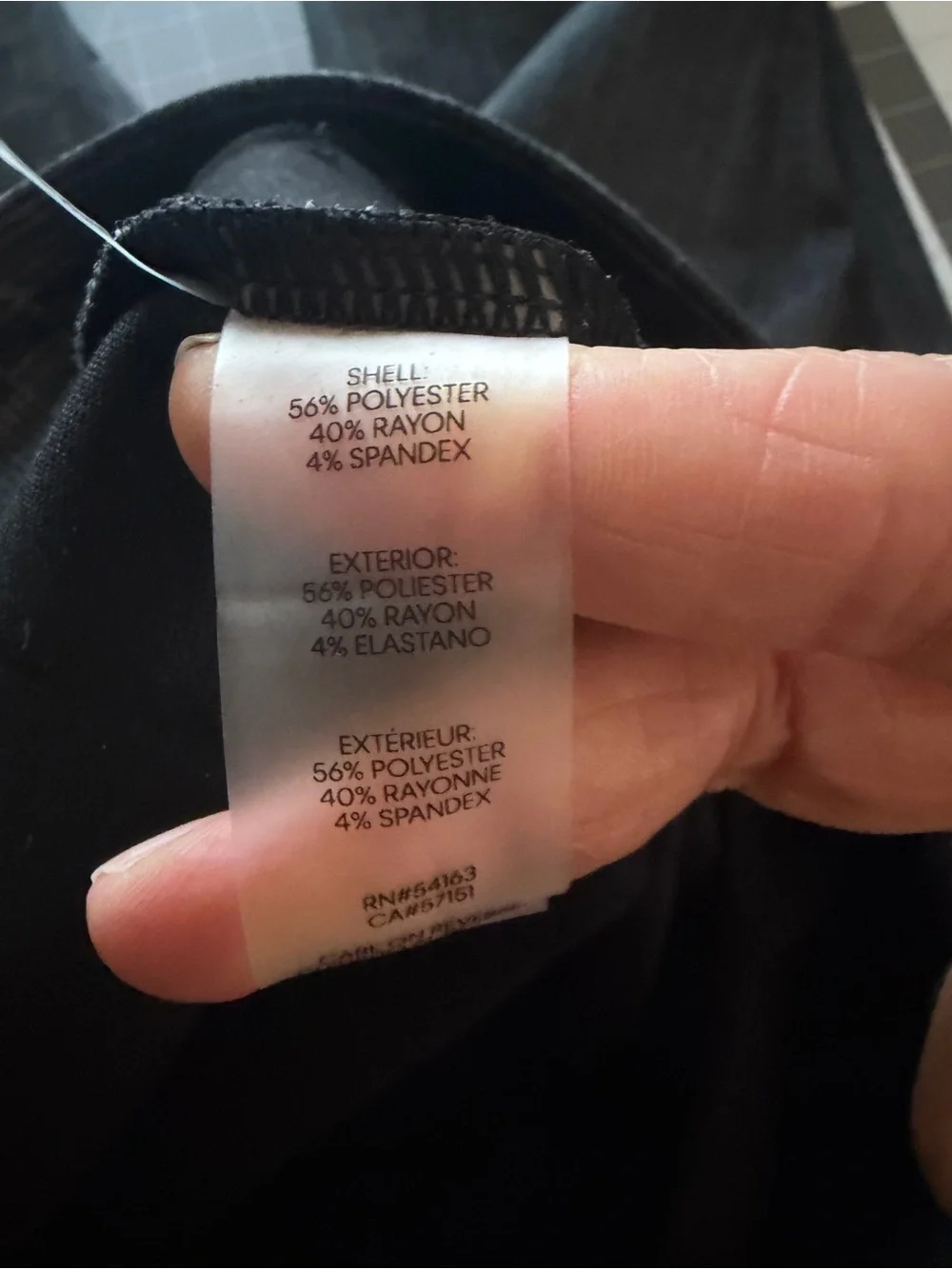 Calvin Klein Dark Gray Elastic Waist Pants